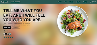 View and Publish Smart Restaurant Template