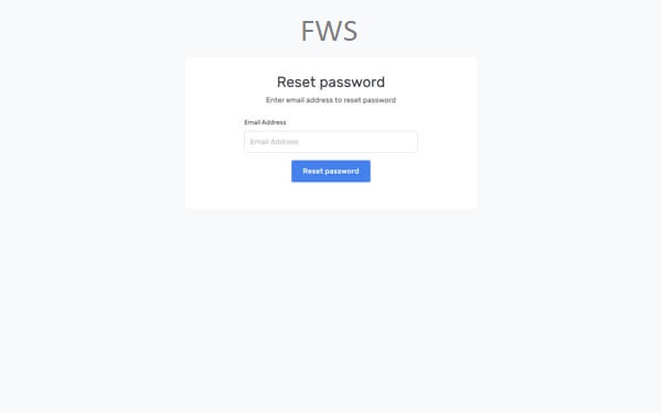 Account - Reset Password